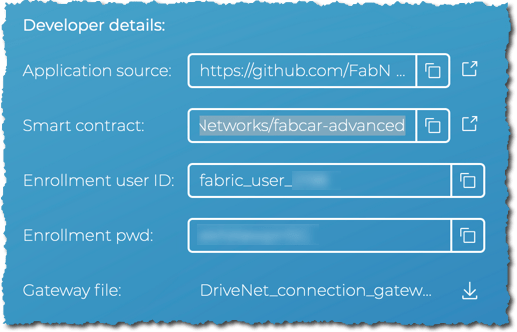 Developer details